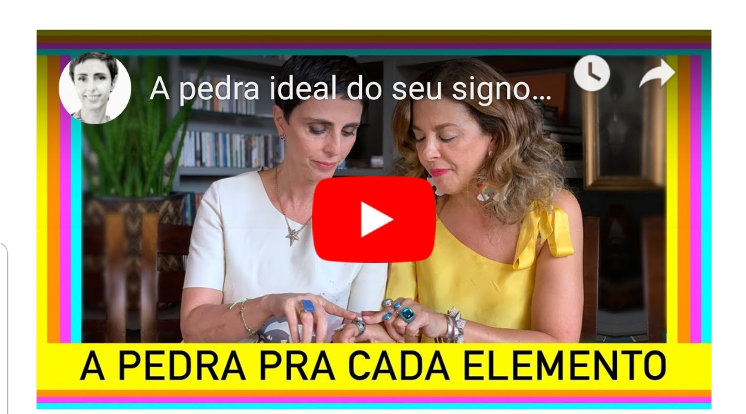 Bate papo com Lilian Pacce sobre as pedras mais indicadas pro zodíaco